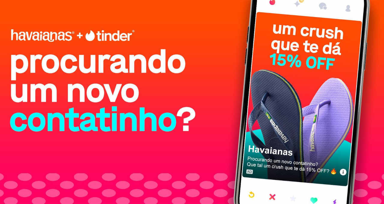 Havaianas e Tinder