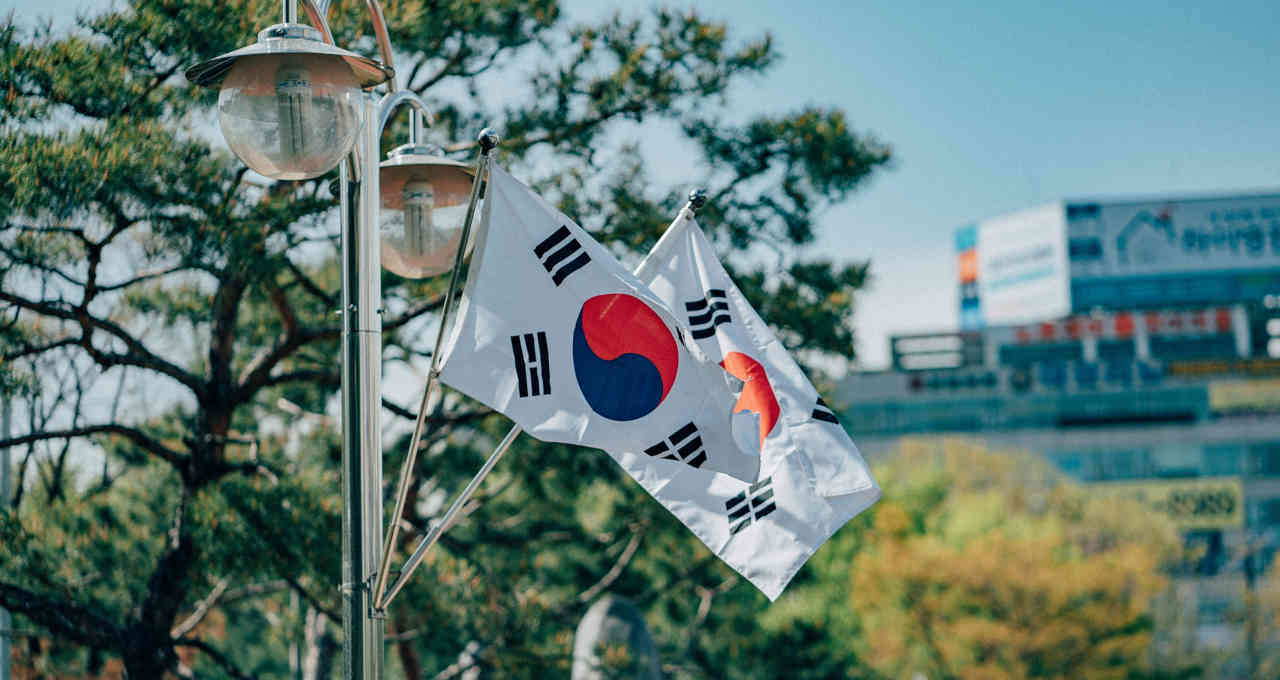 Bandeira Coreia do Sul