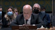 Embaixador do Brasil na ONU, Ronaldo Costa Filho, condena invasão da Ucrânia pela Rússia