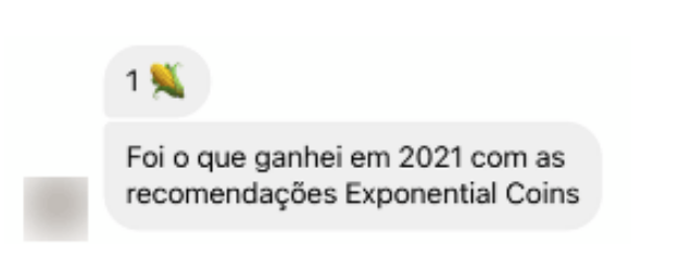 Comentário de leitor que ganhou 1 milhão com as recomendações