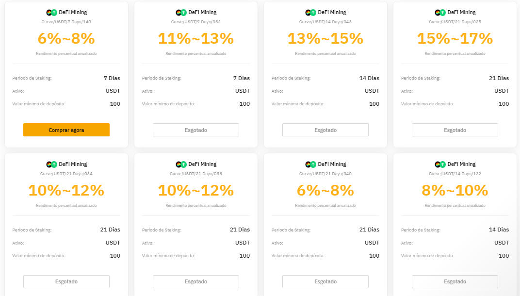 Staking de criptomoedas na exchange Bybit