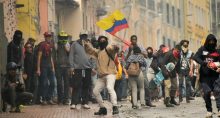 Protestos no Equador