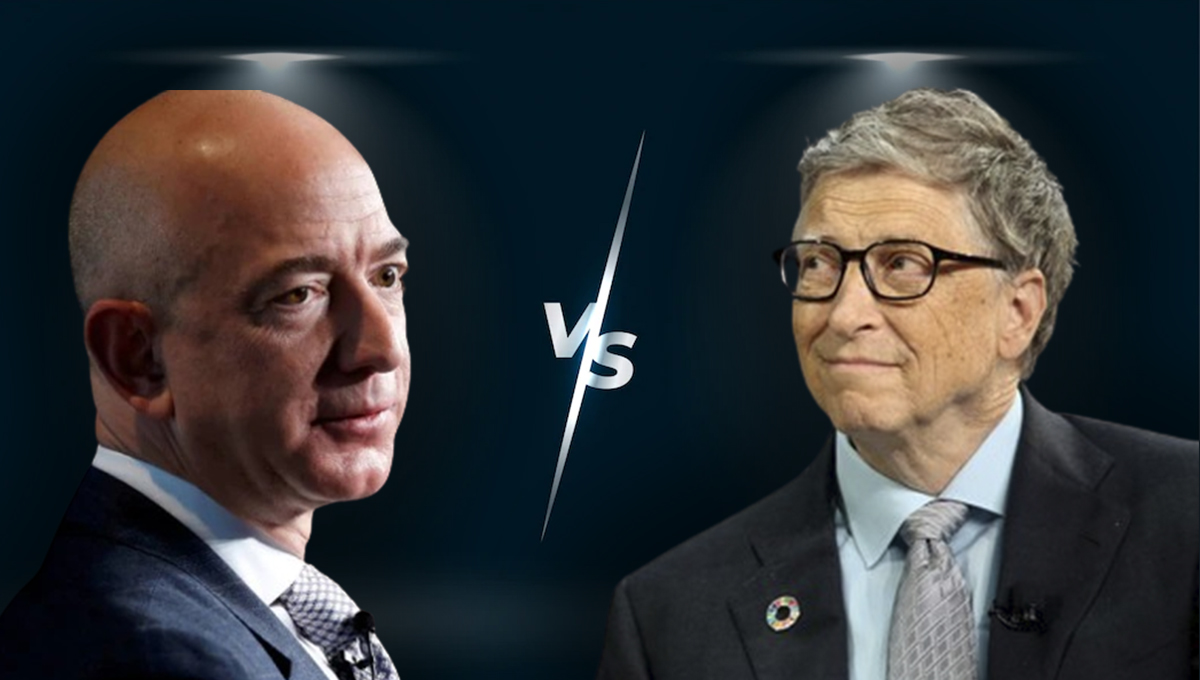 bill gates vs. jeff bezos