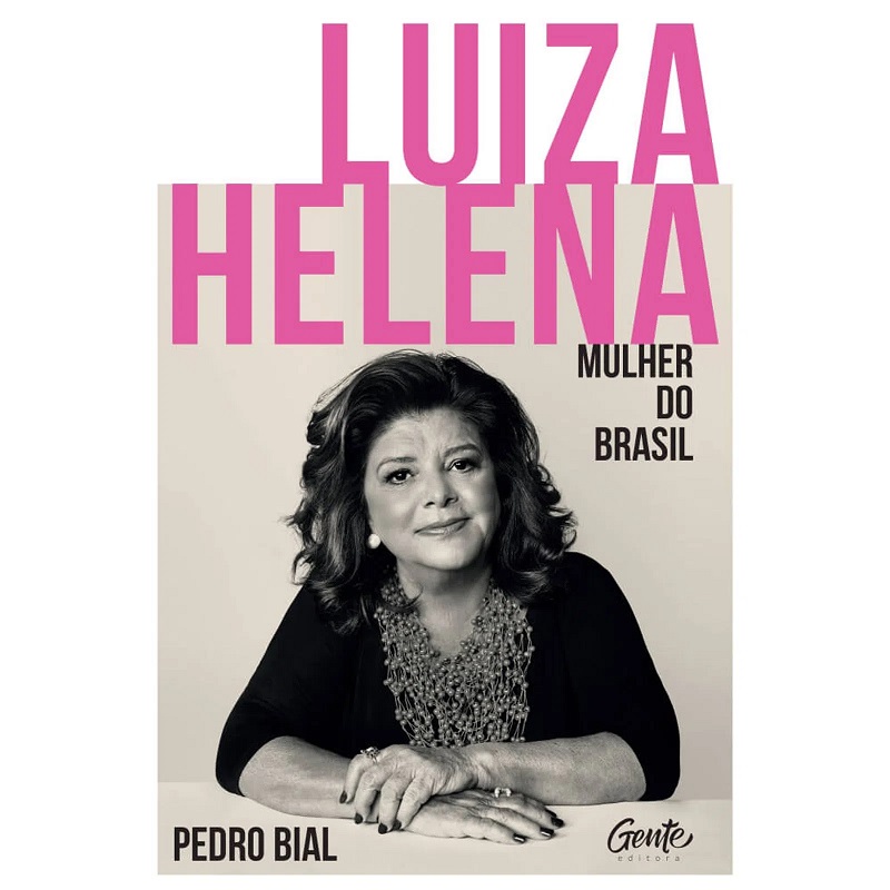 capa do livro de luiza trajano, escrito por Pedro Bial