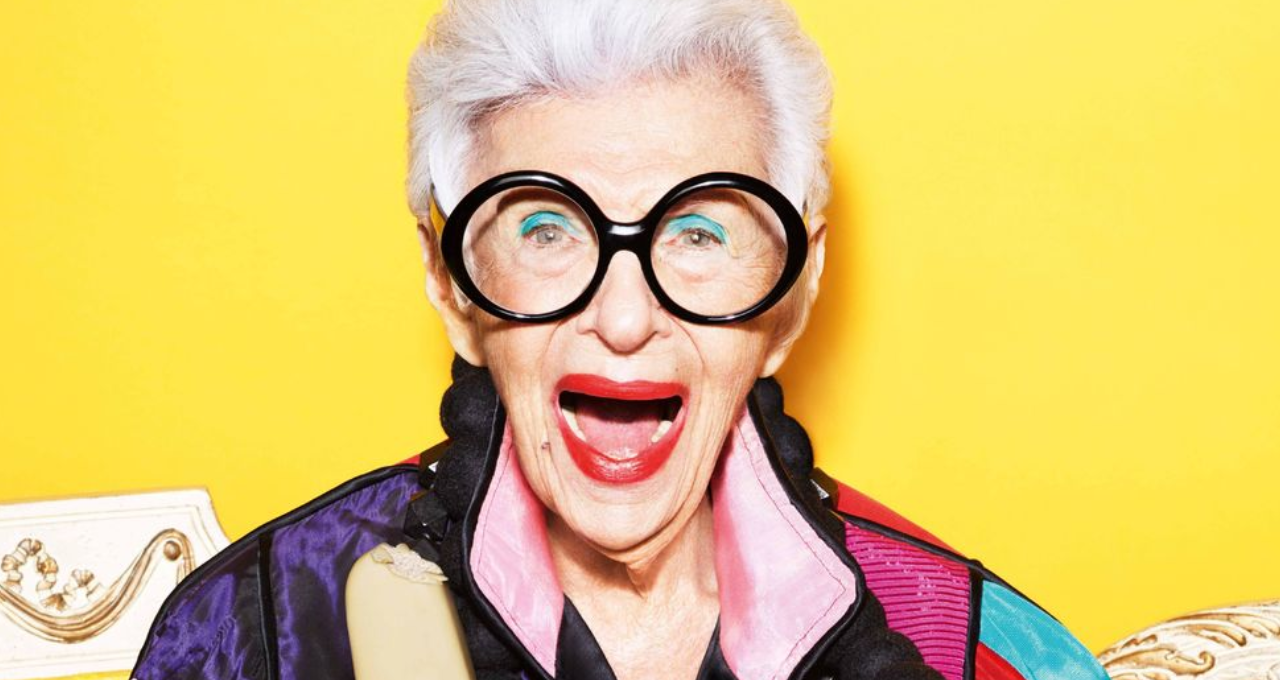 Iris Apfel, influenciadora digital - redes sociais