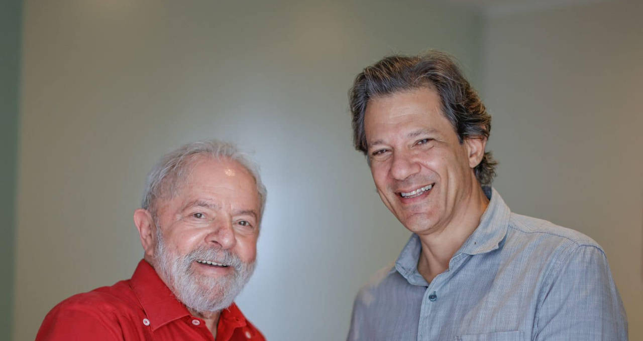 Lula e Fernando Hadad