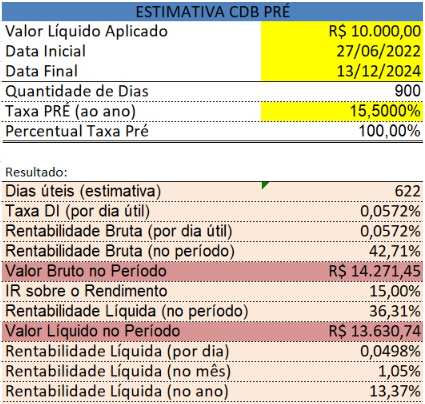 simulação renda fixa