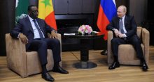 Vladimir Putin e Macky Sall