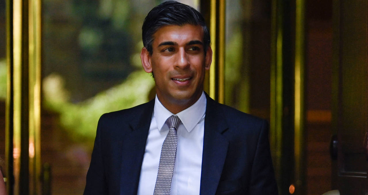 Ex-ministro de Finanças do Reino Unido, e favorito na corrida ao cargo de premier britânico, Rishi Sunak em Londres