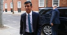 Ex-ministro das Finanças do Reino Unido Rishi Sunak em Londres