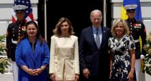 Jil Biden, Joe Biden e Olena Zelenska