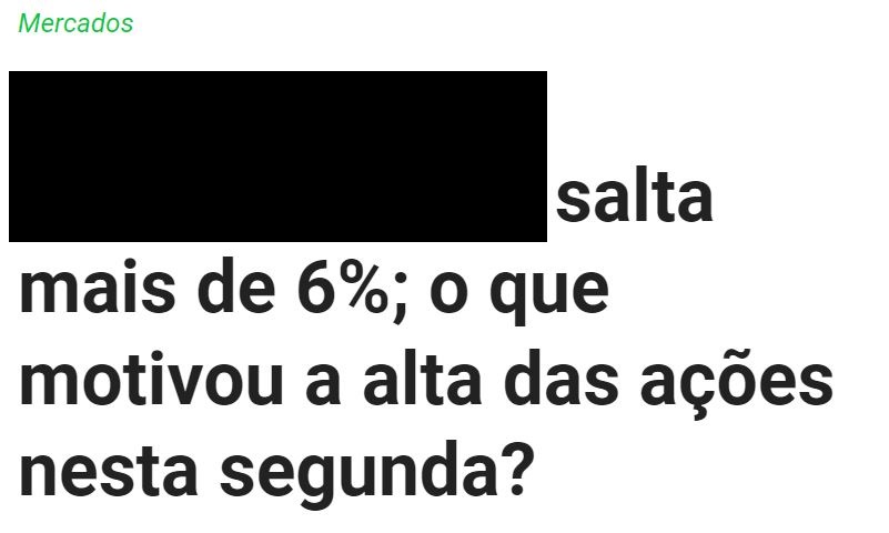 petrobras ações saltaram mais que 6%