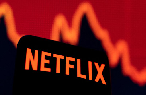 Ações da netflix em queda