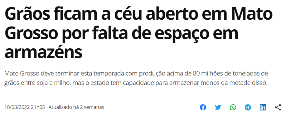 mato grosso armazem de graos