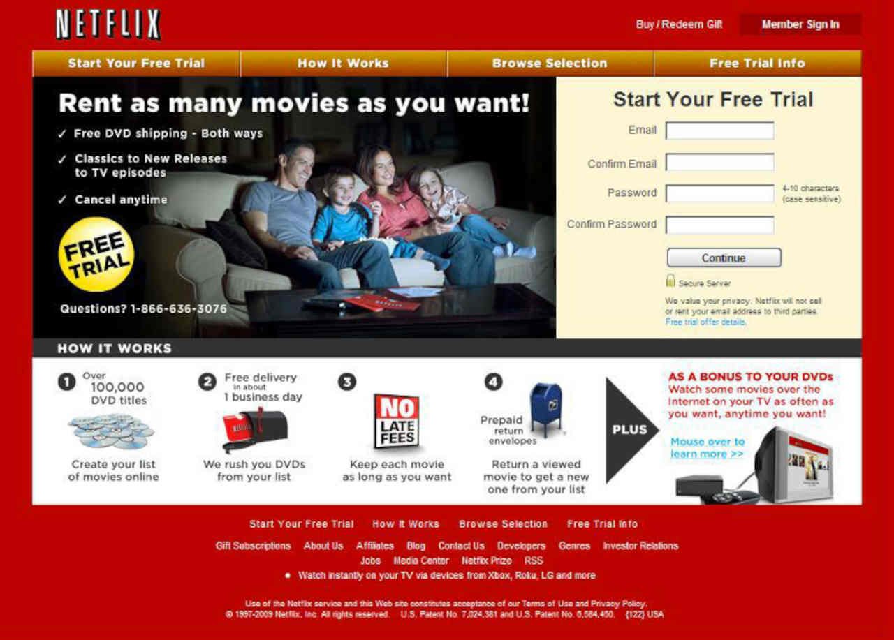 netflix 2009