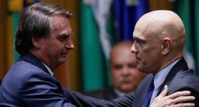 Jair Bolsonaro e Alexandre de Moraes