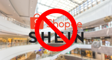 Shopee e Shein varejo shopping