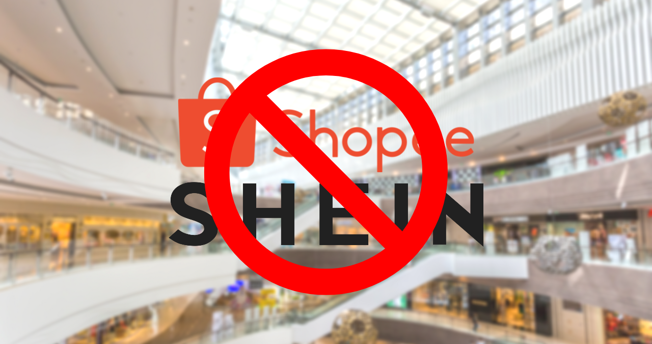 Shopee e Shein varejo shopping