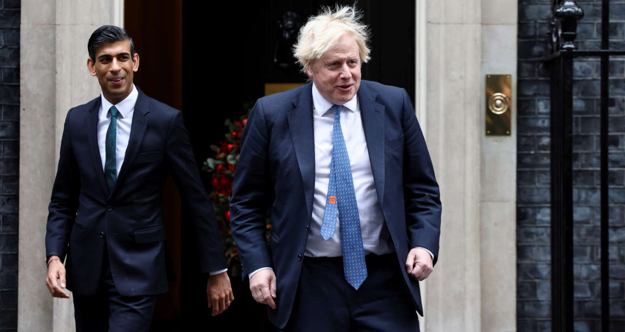 Boris Johnson e Rishi Sunak