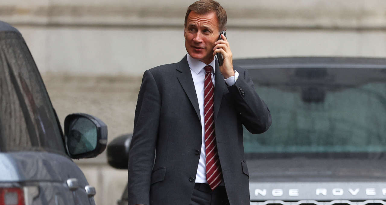 Ministro das Finanças britânico, Jeremy Hunt