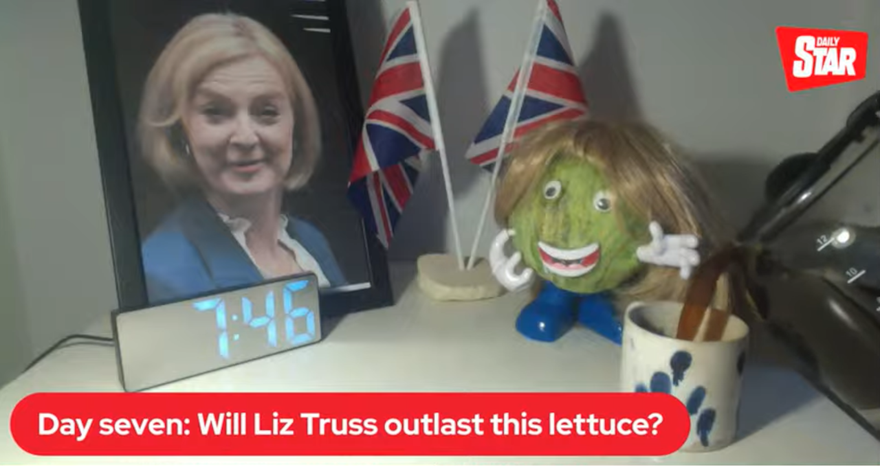 liz truss lettuce alface