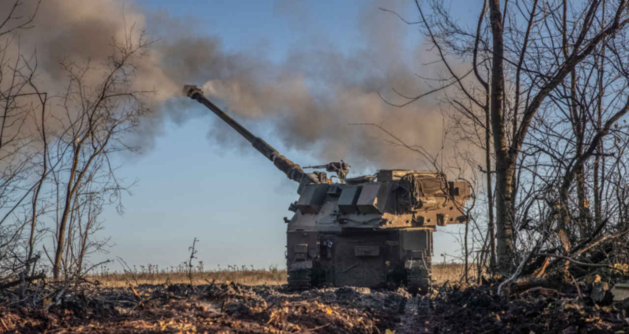 Militares ucranianos na região de Donetsk