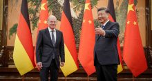 Scholz e Xi Jinping