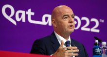 Presidente da Fifa Gianni Infantino