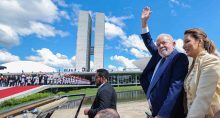 Luiz Inácio Lula da Slva posse 1º janeiro 2023 terceiro mandato Brasília fotos imagens cerimônia congresso