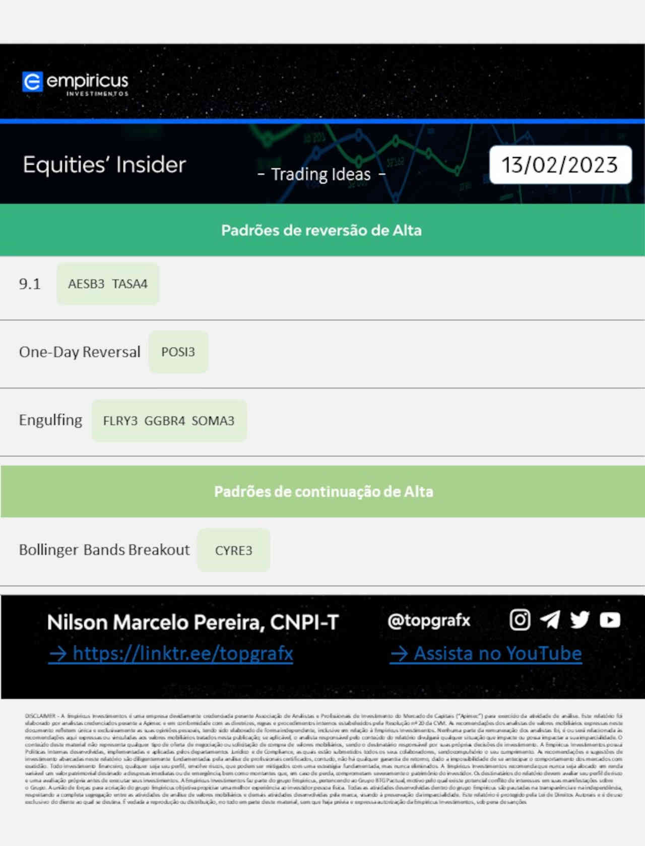 Day trade trader intraday swing trading melhores ações investir hoje 14 fevereiro 2023 investimentos empiricus gerdau taurus fleury