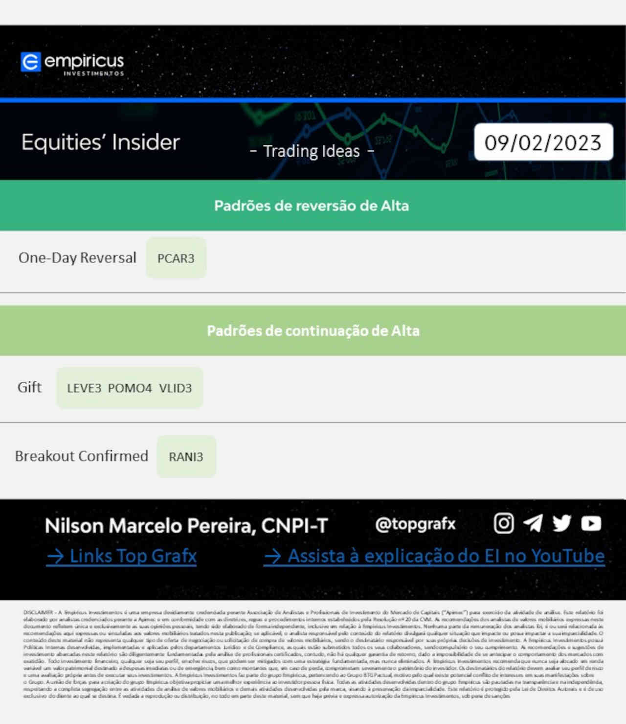 Equities swing trading day trade trader ações para investir hoje 10 fevereiro 2023 empiricus investimentos