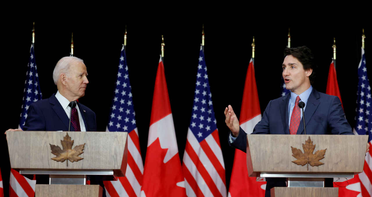 Biden e Trudeau