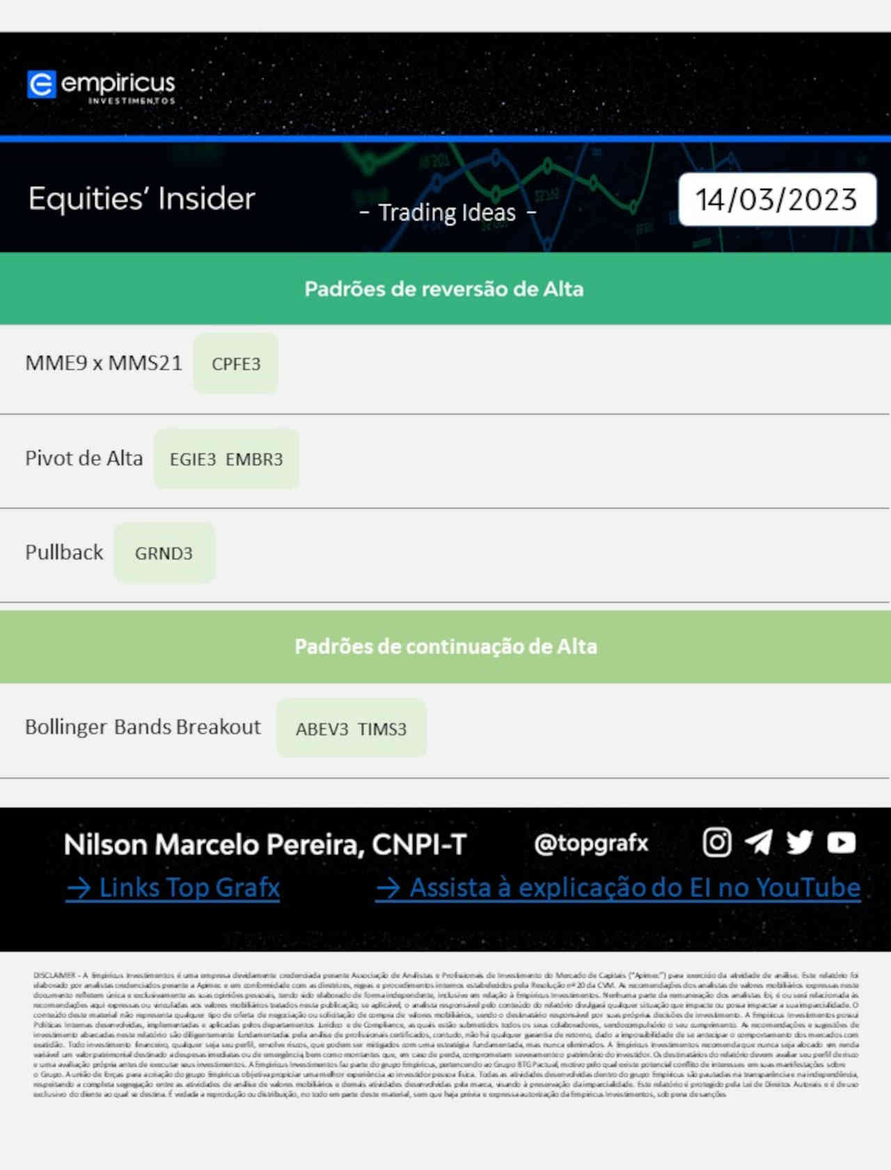 ibovespa hoje 15 março 2023 ações investir day trade trader intraday swing trading investimentos análise quant empiricus