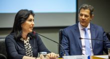 Fernando Haddad e Simone Tebet