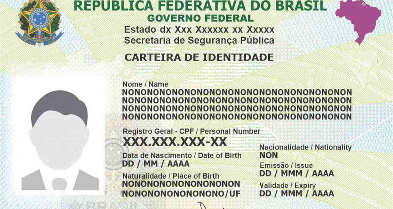 carteira de identidade nacional