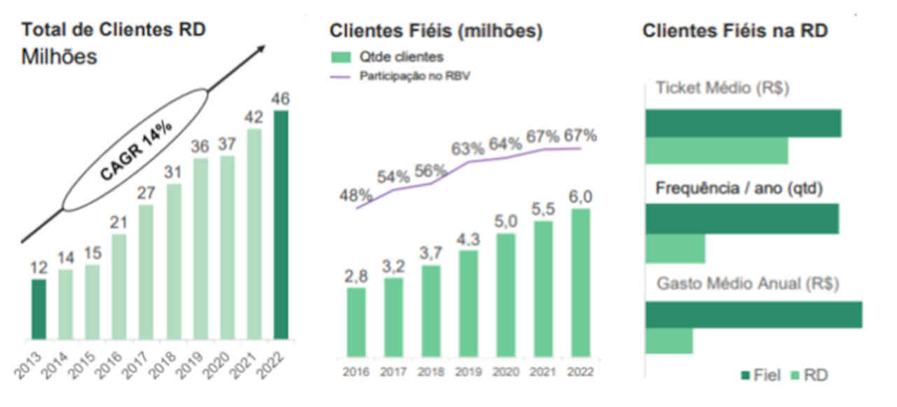 raia drogasil rd radl3 perfil clientes empiricus