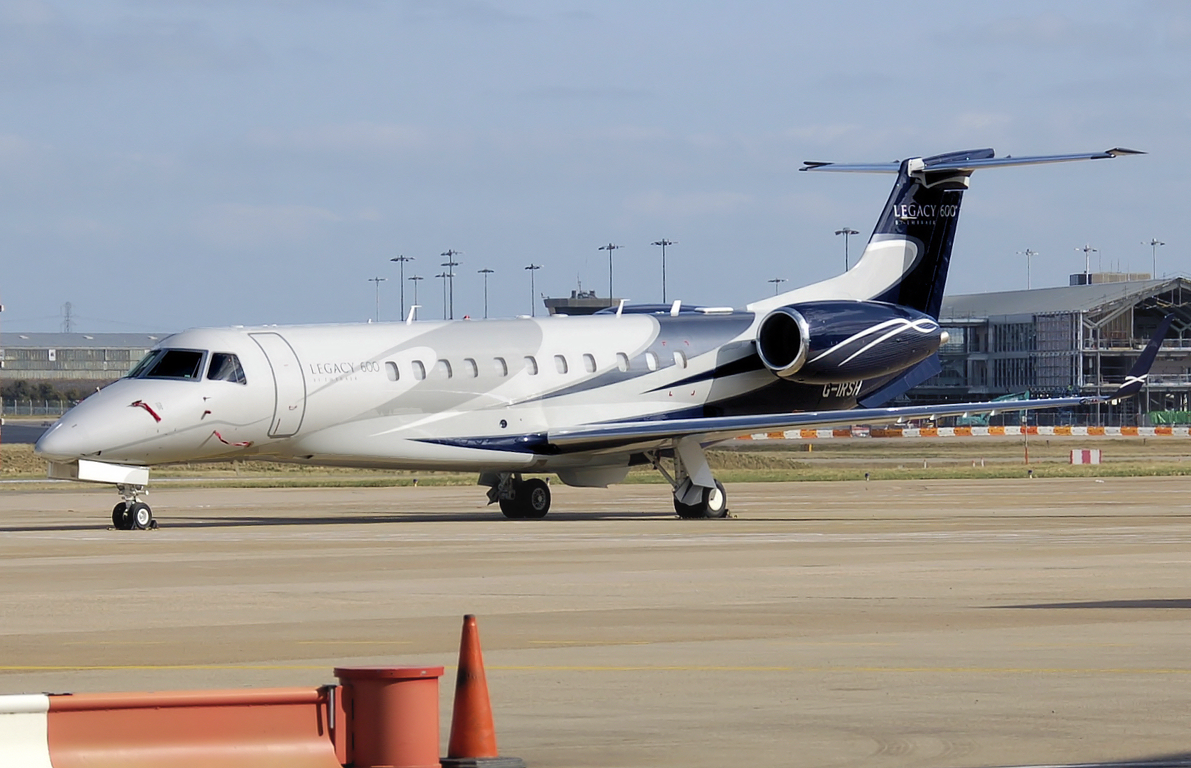 Jato Legacy 600, da Embraer. 