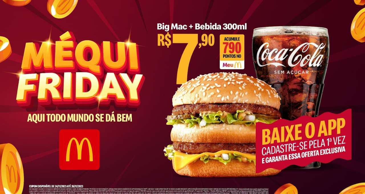 Méqui Friday - promoções da Black Friday