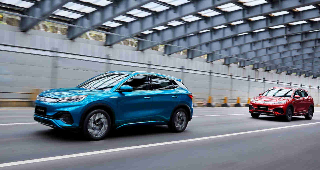 BYD Dolphin Han modelos Brasil preços tabela autonomia carros veículos elétricos híbridos flex montadoras chinesas fabricação brasileira Ford Bahia