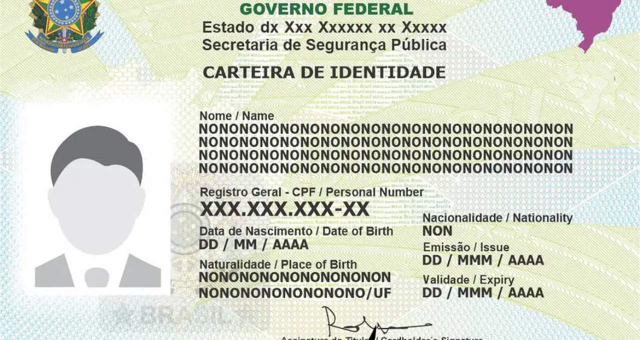 rg carteira de identidade