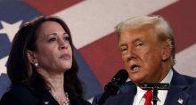 Kamala Harris e Donald Trumo