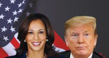 Eleições americanas EUA Kamala Harris Donald Trump