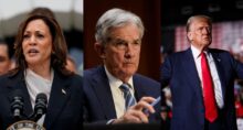 Eleições EUA Fed Powell Trump Kamala Harris