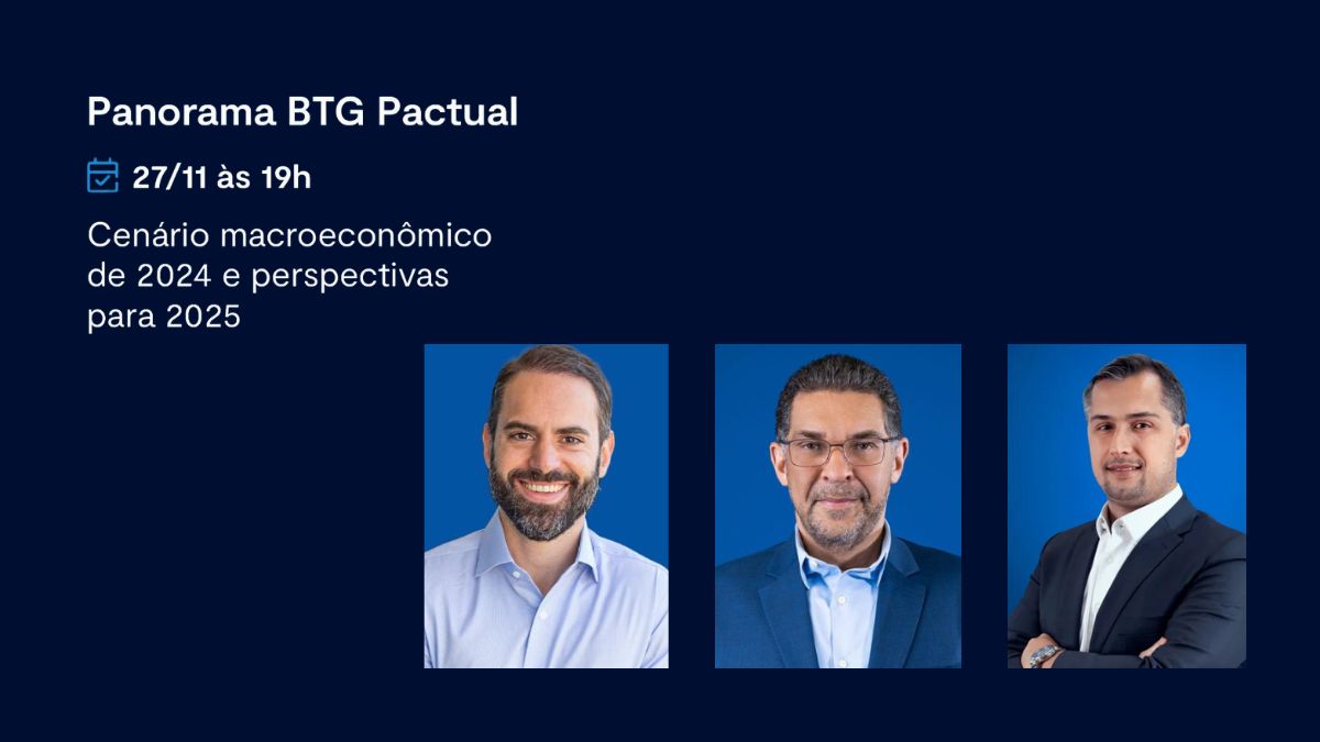 É amanhã: ‘Panorama BTG Pactual’ com Mansueto Almeida discute perspectivas para a economia brasileira em 2025