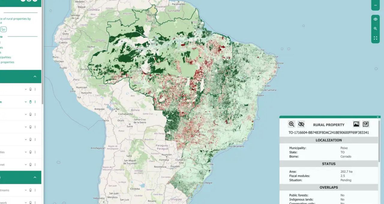 brasil restauração propriedades rurais