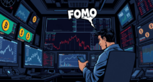 Hashdex lança ETF FOMO11, que captura a volatilidade do mercado de criptomoedas (Imagem: Qwen)